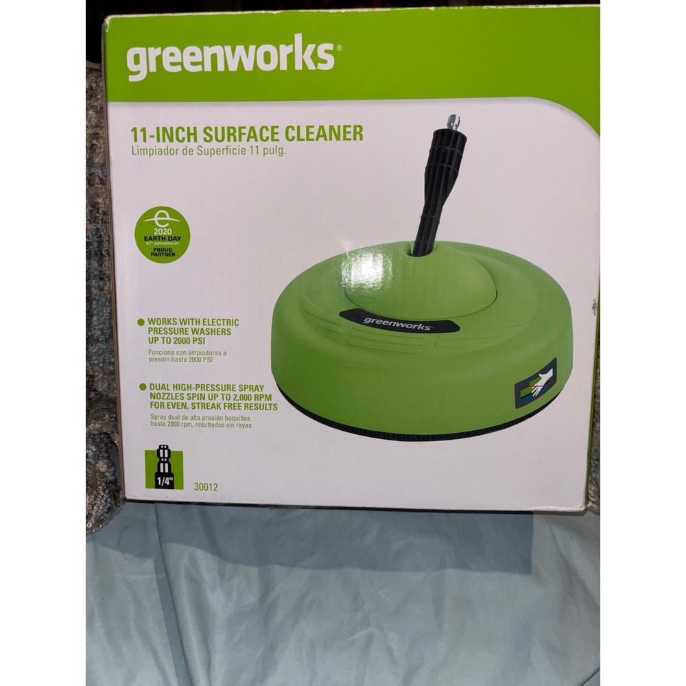 Greenworks 11-Inch Surface Cleaner for Electric Pressure Washers 2000 PSI 30012